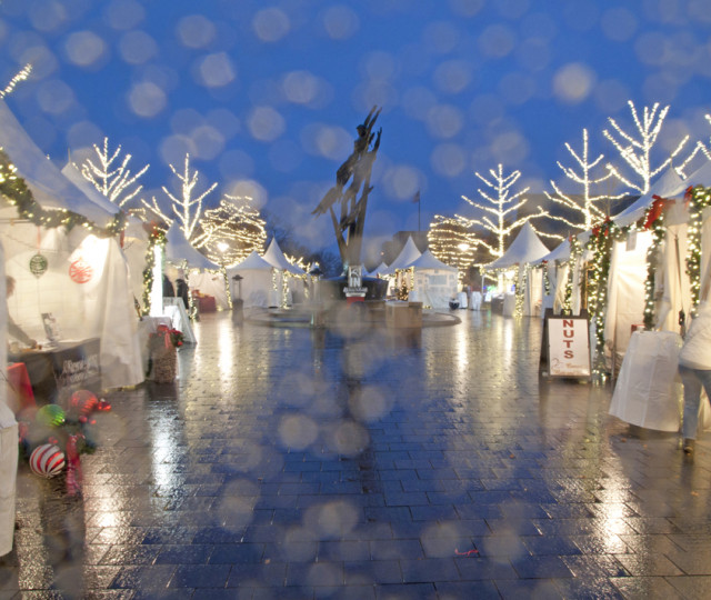 Winter Markt Birmingham, The Shopping District